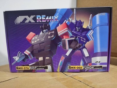 In Stock New MMC RMX-06A & RMX-07A Furor & Riot Set of 2 Action Figure Toy