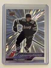 23-24 UD Series 1 Young Guns Silver Outburst #248 LUKE HUGHES
