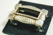 Terry Stack southwestern oval interchangeable belt buckle 1 inch belt loop 