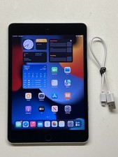 Apple iPad Mini 4 A1538 128GB WiFi Space Gray Tested Good Battery
