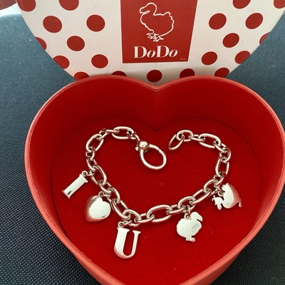 Dodo Pomellato Armband Silber I Love You Lady Buchstabe I Herz U Valentinstag