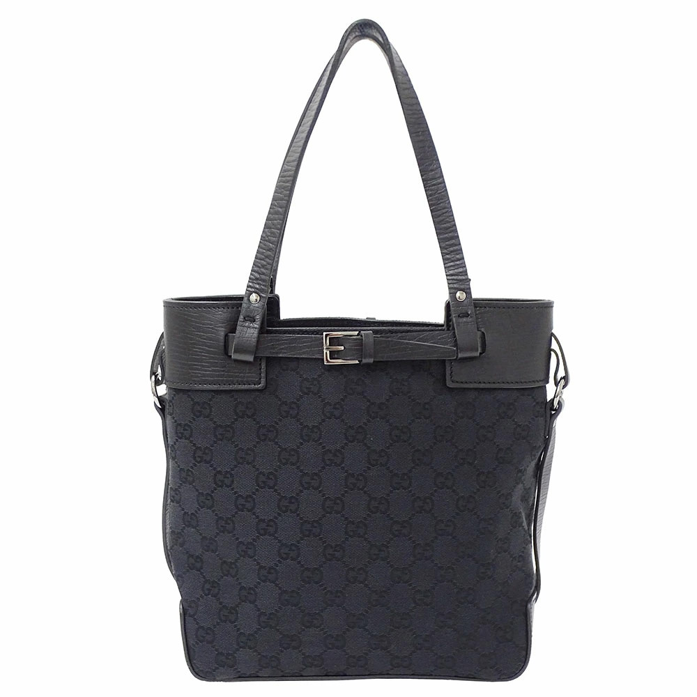 Y0814 Gucci Bag For Women Brand Handbag Gg Canvas Black Handheld A5 Size Stylish