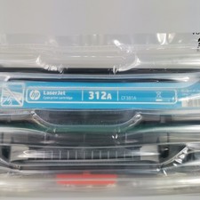 Image of HP 312A Cyan Original LaserJet Toner Cartridge CF381A – 2700 Page Yield - no box