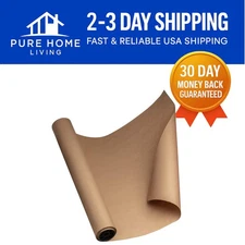 Heavy-Duty Recycled Kraft Paper Roll - 30" x 150ft for Durable Gift Packaging