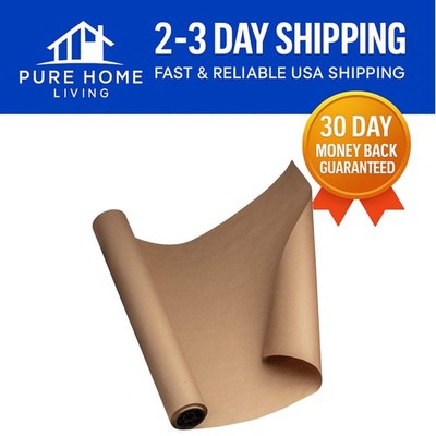 Heavy-Duty Recycled Kraft Paper Roll - 30'' x 150ft for Durable Gift Packaging