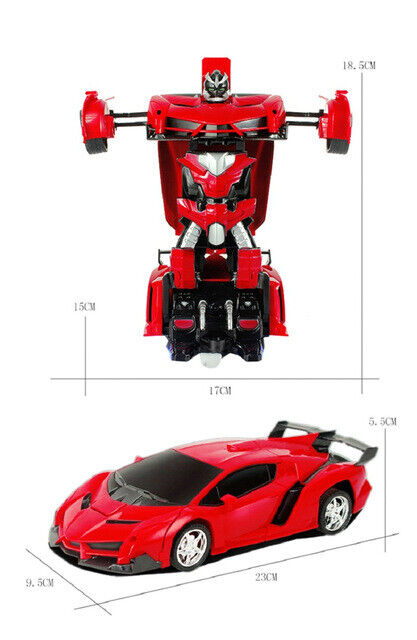 Robô De Carros RC Recarregável De 2,4 Ghz Para Controle Remoto Infantil  Transform Robot Car