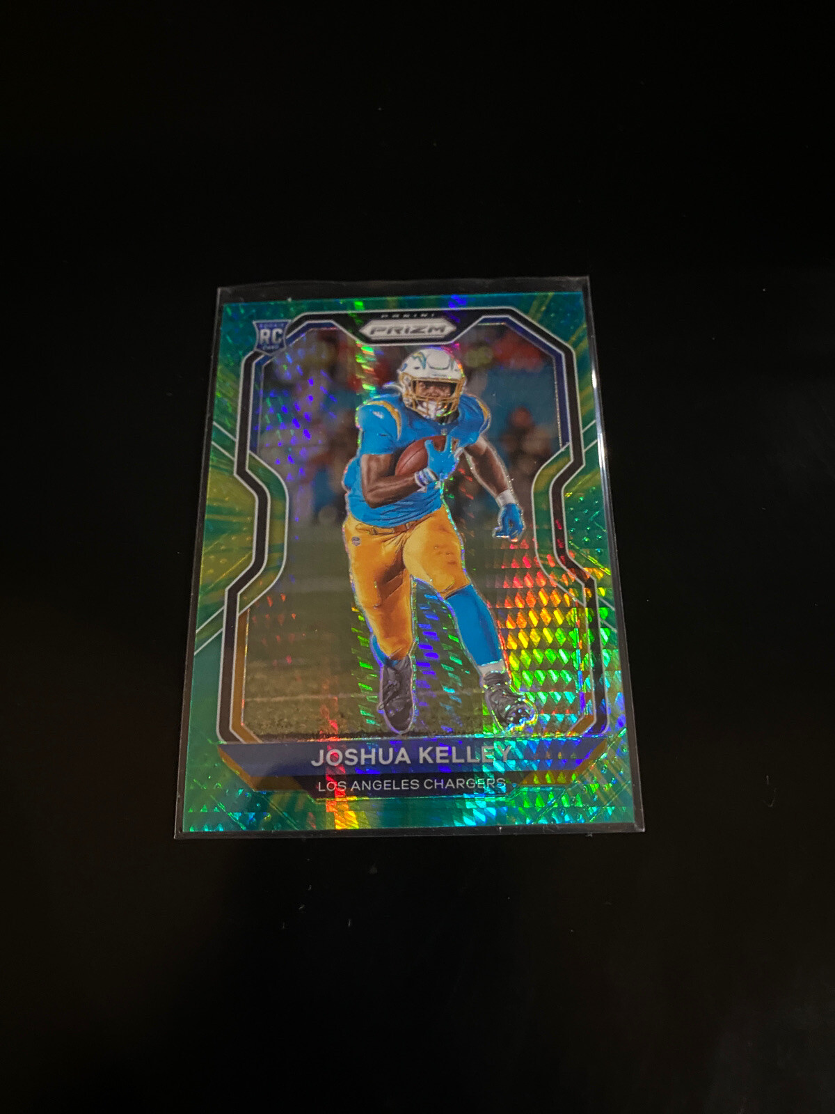 JOSHUA KELLEY 2020 Panini Prizm RC Rookie Hyper Prizm  /175 SP #326 CHARGERs PWE