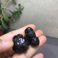 28mm Limonite & Hematite pseudomorph after Marcasite - Prophecy Stone 40g