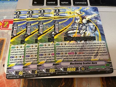 CARDFIGHT VANGUARD - Machining Scatter Horn x4 - RR - V-BT10 - NM 