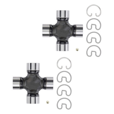 Set of 2 Greaseable Super Strength Universal Joints Moog 280