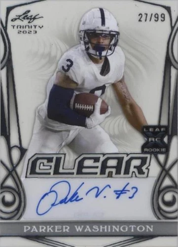 2023 Leaf Trinity Parker Washington #CA-PW1