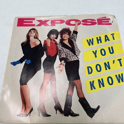 EXPOSE WHAT YOU DON T KNOW 7  45 RPM LIKE NEW VINYL 