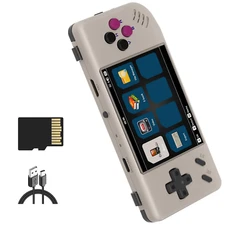 Retro Video Handheld Game Console Linux OS Game Player 64G TF Card 5500+ Games