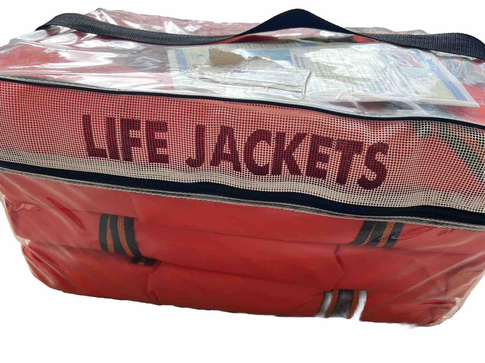 Inflatable Kayak Absolute Outdoor Kent Type II Life Jackets (4