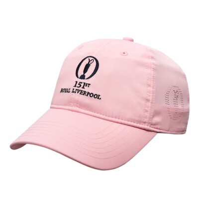 The 151st Open Royal Liverpool Ahead Cotton Baseball Cap Pink