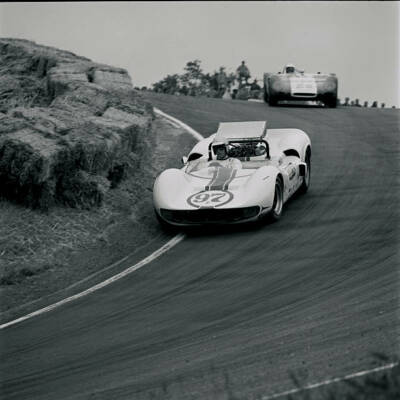 Monterey 150 SCCA Charlie Hayes driving his McLaren Elva Mk2 RACING OLD PHOTO