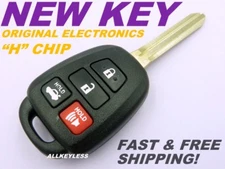Reshelled OEM TOYOTA CAMRY COROLLA keyless entry remote key fob HYQ12BDM H chip