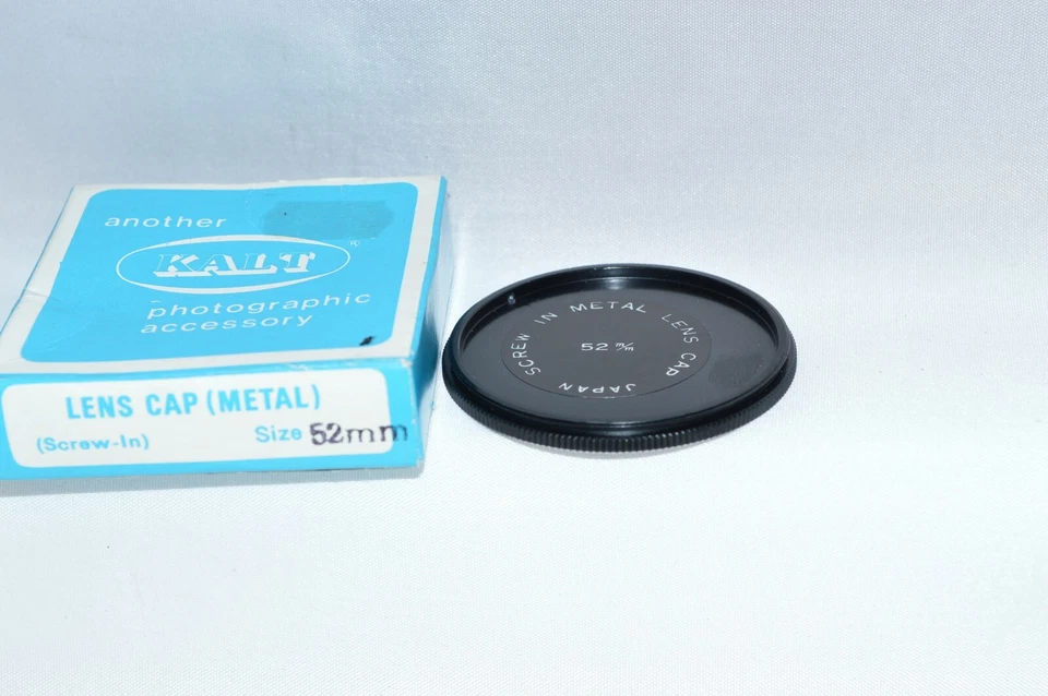 Kalt Metal 52 mm Screw-In Lens/Filter Cap with Box made in Japan (FLC-357) - Image 3 of 4