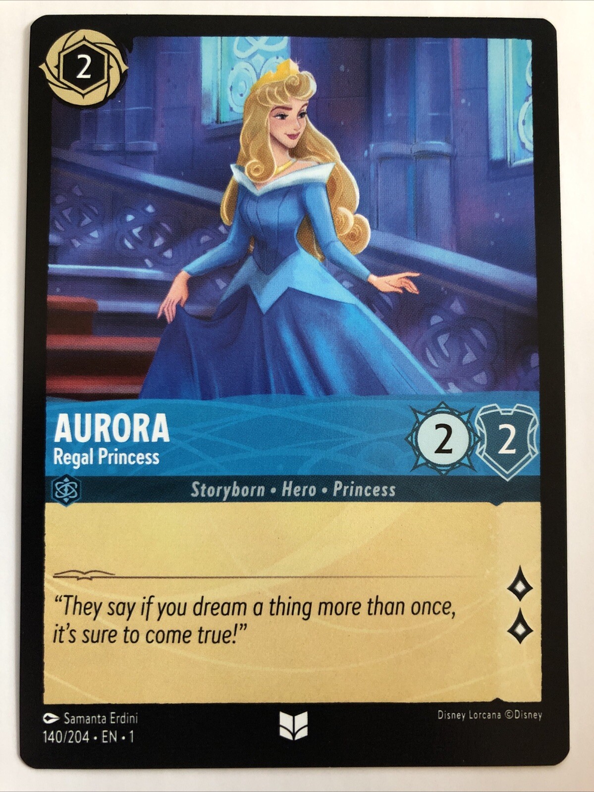 Disney Lorcana The First Chapter Aurora Regal Princess 140/204 NM