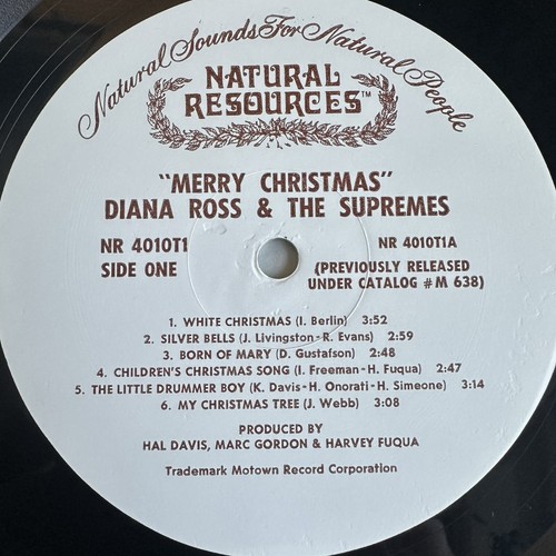 Diana Ross & The Supremes / Merry Christmas. Vintage Motown Vinyl LP - Picture 3 of 3