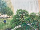 Antique Chinese Painting on Silk Beautiful Lanscape Signed and Stamped — photo 4