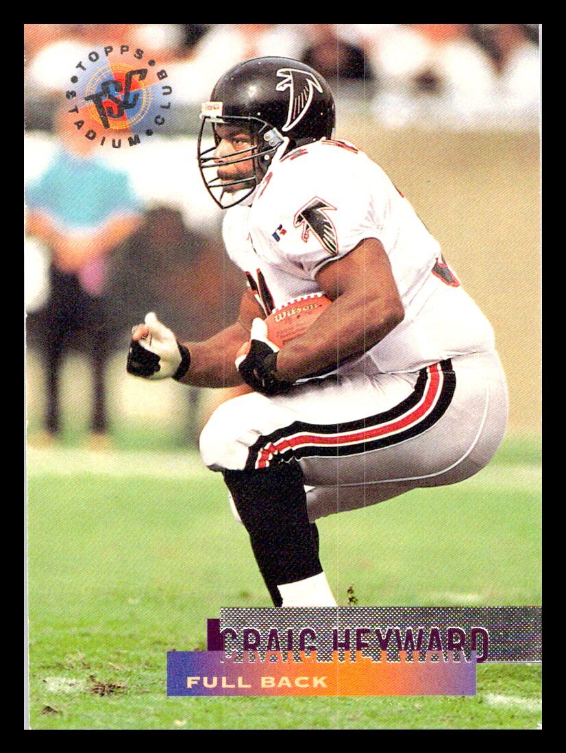 Craig Heyward 1995 Stadium Club #283 Football Card Atlanta Falcons