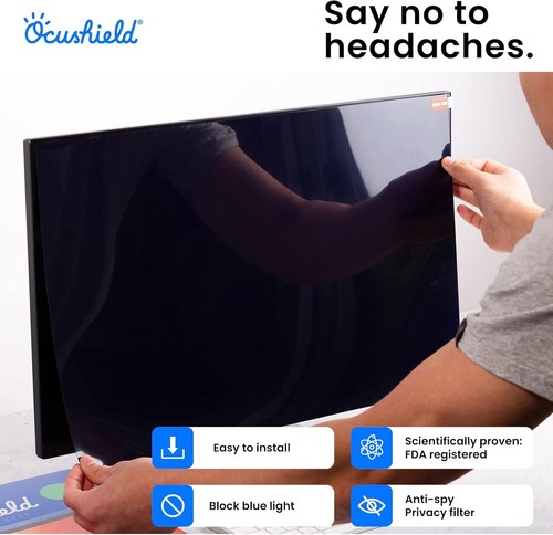 15.6” 16:9 Anti Blue Light Screen Protector with Privacy Filter for Laptops ... - Afbeelding 5 van 10
