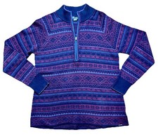 Eddie Bauer Men  s 1/4 Zip Pullover Sweater Sz L