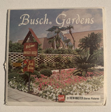 View-Master BUSCH GARDENS TAMPA FLORIDA A 988 - 3 Reel Set V6 