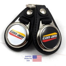 Retro Style Keychain Fob Key Ring for Can-Am (2-Pack)