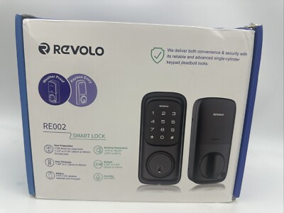 Revolo RE002 Smart Lock, Black