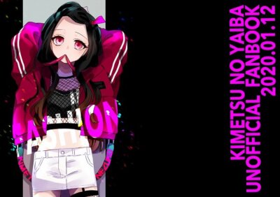 Anime kimetsu no yaiba kamado nezuko alternate setting Stitched Gaming Mat Desk