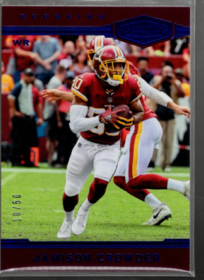 B4228- 2018 Panini Plates and Patches Blau #197 Jamison Crowder / 50 - Nm-Mt