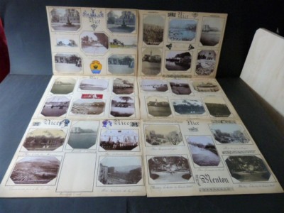 Nice-Menton 33 Original Photographs Decors & Illustrations Manuscripts 1900