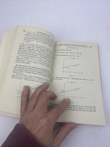 Analytic Geometry Review Questions & Answers, By C.O. Oakley, 1957 - Picture 13 of 19