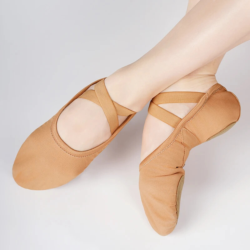 SAOLA Scarpe da ballo donna suola spaccata scarpe da ballo balletto pratica danza pantofole