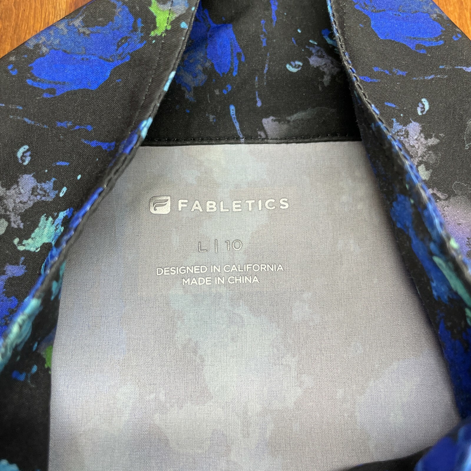 Fabletics Jacket Blue Black windbreaker Training … - image 3