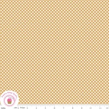 Riley Blake DAISY FIELDS 12486B Yellow Butterscotch  Gingham Plaid Quilt Fabric