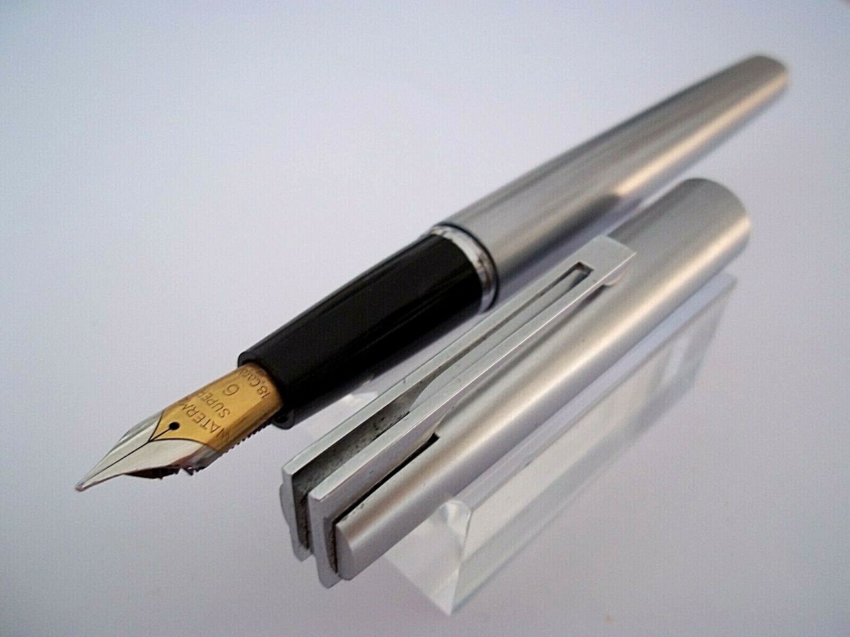 Parure Vintage Waterman Les Masters - 3 Stylos (plume, Bille, Feutre) Neufs Ancien Stock