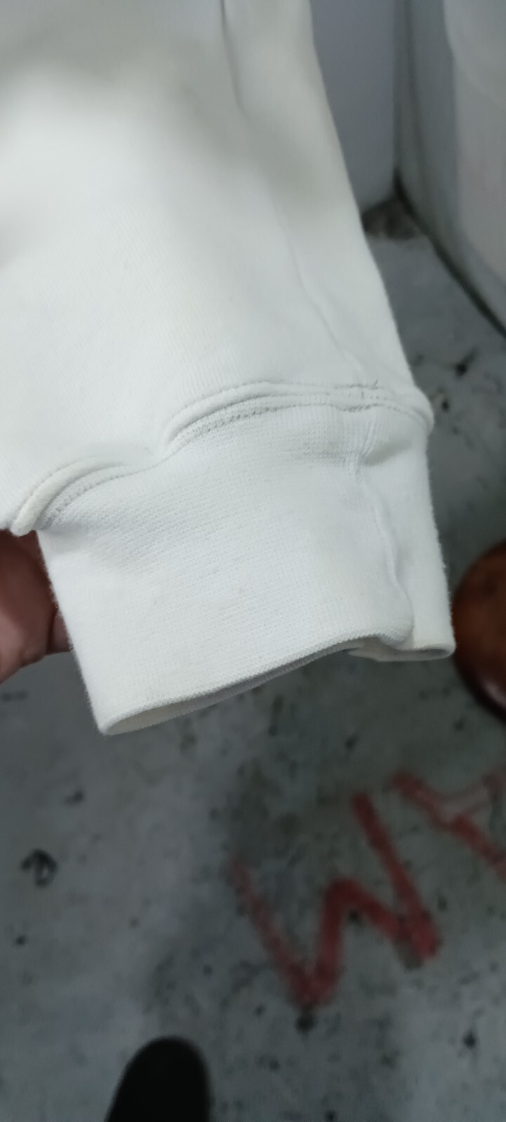 item e1201 zu elements white cotton sweatshirt si… - image 13