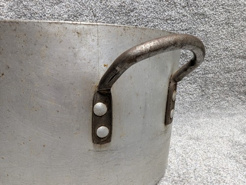 Zweiter Weltkrieg Ära Aluminiumguss Kochgeschirr Suppentopf Kreuzritter L&G Lalance & Grosjean Mfg Co - Bild 12 von 19