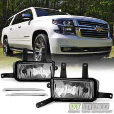 2015-2020 Chevy Suburbantahoe Fog Lights Lamps Wchrome Trimswitchbulbs 16-18