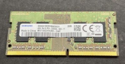 Samsung 4GB DDR4 3200 MHz PC4-25600 SODIMM Laptop
