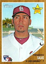 2011 Topps Heritage #344 Fernando Salas RC St. Louis Cardinals