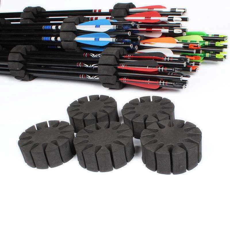 Bow and arrow telescopic quiver set: 1 quiver and 2 EVA sponge sub-arrow racks - Image 4 of 4