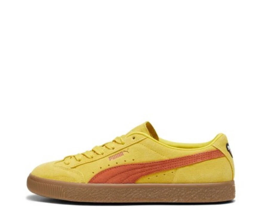 Puma x Perks And Mini Suede Vintage men s shoes 394768 01 yellow