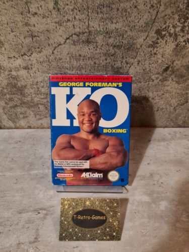  NES George Foreman's KO Boxing avec emballage d'origine et instructions NOE - Photo 1/11