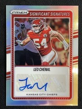 Leo Chenal 2025 Panini Prizm Football Significant Signatures Silver #SSI-LCL