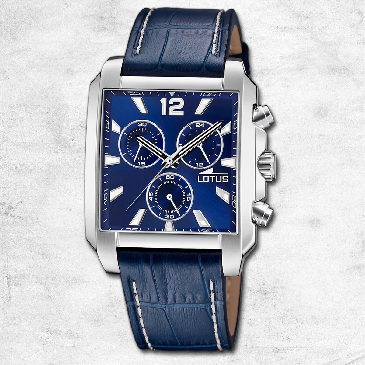 Lotus Orologio Uomo 18954/1: Cassa In Acciaio, Cinturino In Pelle, Impermeabile 5 ATM, Vetro Minerale