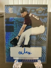 2023 Leaf Perfect Game Alex Hernandez Blue Mojo Metal Auto #d 1/1 Georgia Tech